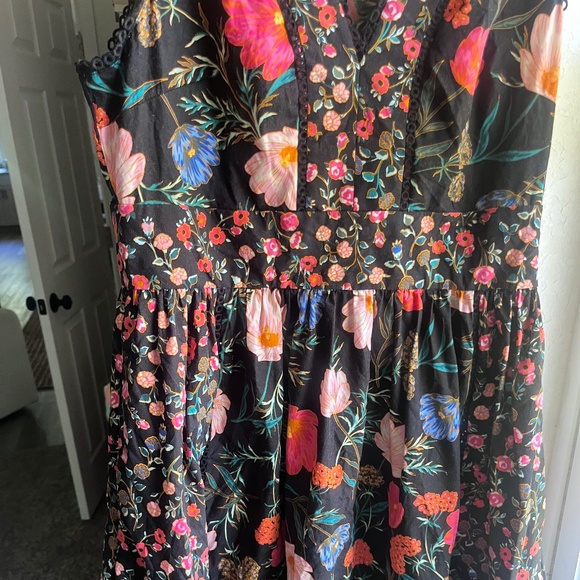 kate spade new york Mixed Blossom Fit-and-Flare Dress - Picture 6 of 8